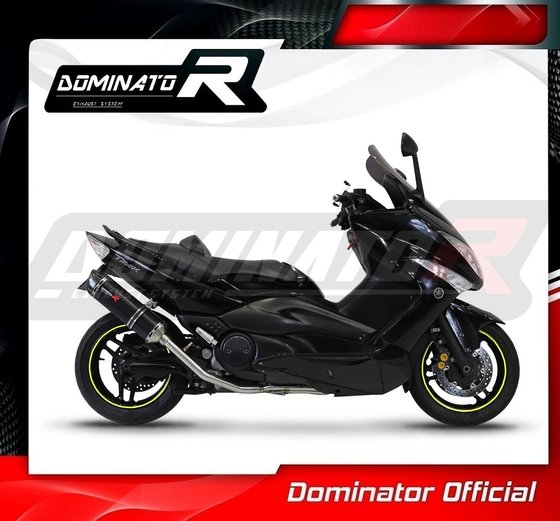 YA135DFBL-S Dominator full exhaust system silencer hp1 black