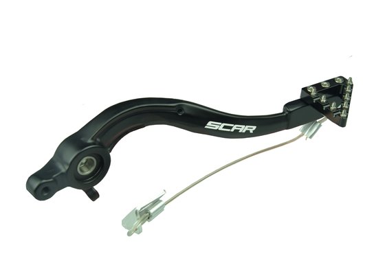 430-RBP506BK SCAR scar rear brake pedal - 125sx 250sx 300sx 250sxf 350sxf 450sxf tc125-250 fc250-