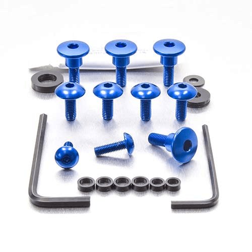 FKA237B PRO BOLT fairing bolt kit for kawasaki (blue)