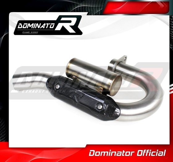 YA109DH Dominator exhaust header pipe with powerbomb