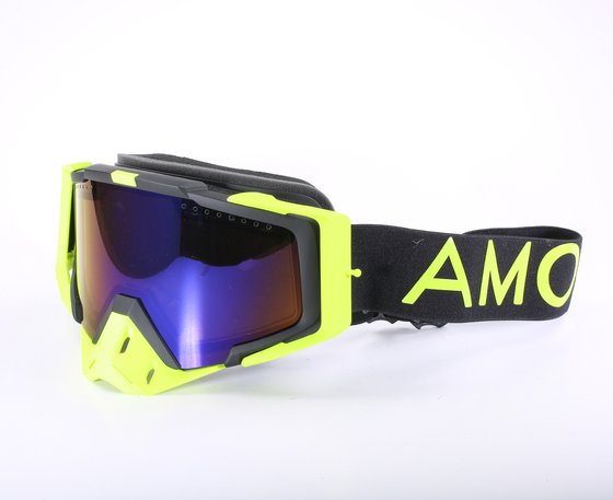 AMOQ amoq aster snow goggles black-hivis blue mirror