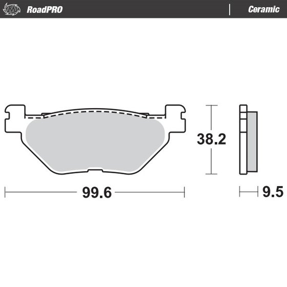 235-405804 MOTO-MASTER moto-master brakepads roadpro ceramic