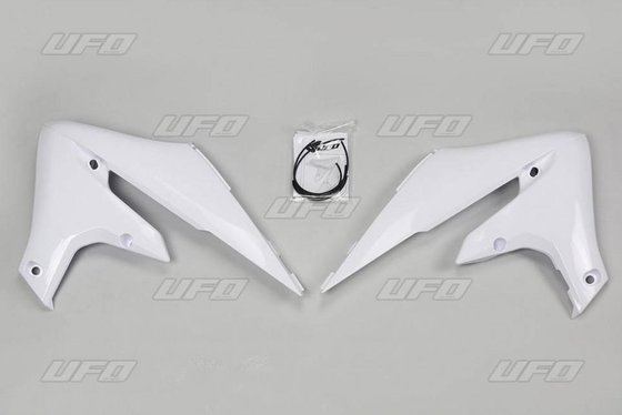 YA04858#046 UFO white radiator covers for yamaha yzf450 18