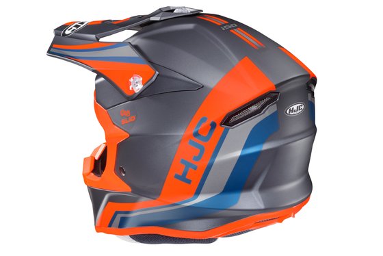 HJC helmet i 50 flux black/orange mc6sf