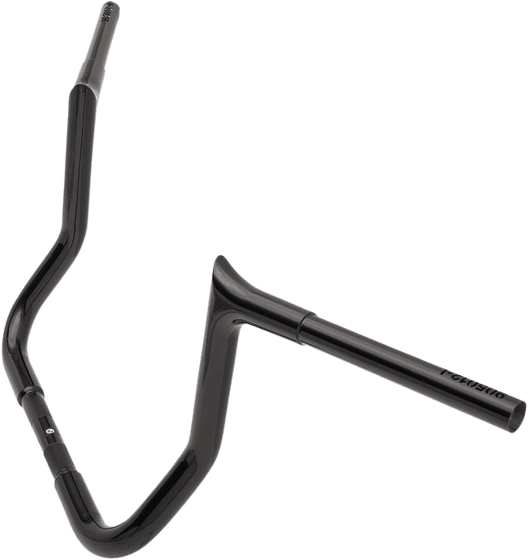 905012-B-X FAT BAGGERS INC. 12" black handlebar for flh models