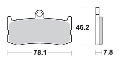 864DC SBS brake pads