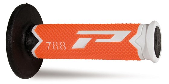 PRO GRIP triple density offroad grips 788 - white/fluo orange/black