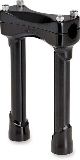 BILTWELL 8" black steel handlebar risers