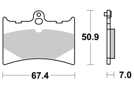 6566010 DOPPLER sbs brakepads ceramic