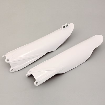 YA04814#046 UFO fork slider protectors - white