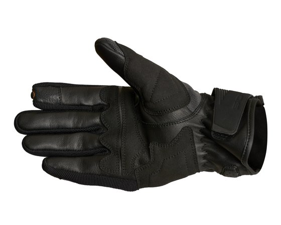 Lindstrands glove siljan black grey/black