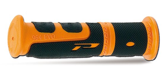 PRO GRIP dual density closed end grips - black/orange