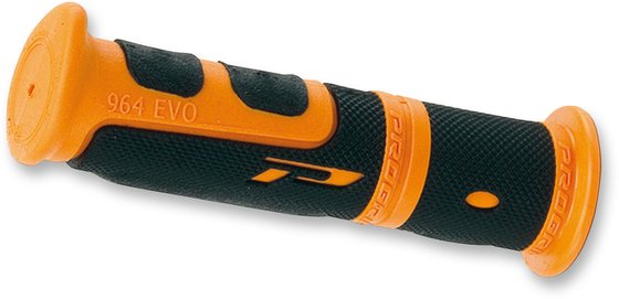 PRO GRIP dual density closed end grips - black/orange