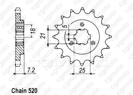 KS092 REGINA regina 520 o-ring chain and sprocket kit for suzuki dr650r/rs (1990-1995)