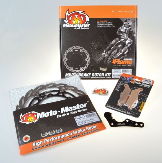 310040 MOTO-MASTER front brake kit with 270mm floating rotor and pads