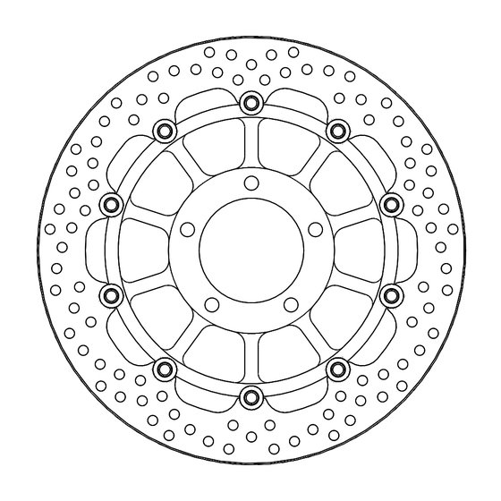 235-113180 MOTO-MASTER moto-master halo brakedisc front triumph: speed triple, tiger 1050, tiger sport