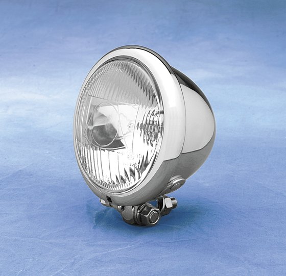 DRAG SPECIALTIES 4.5" chrome swivel-mount spotlight with h3 55w bulb