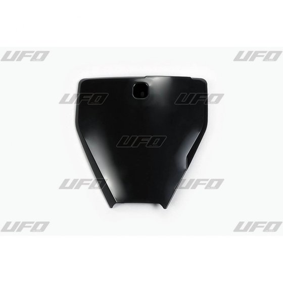 HU03386#001 UFO front number plate - black