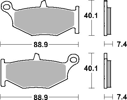 833HF SBS  sbs brakepads ceramic