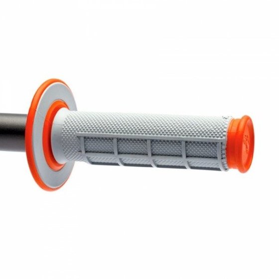 RENTHAL waffle dual compound grip - orange