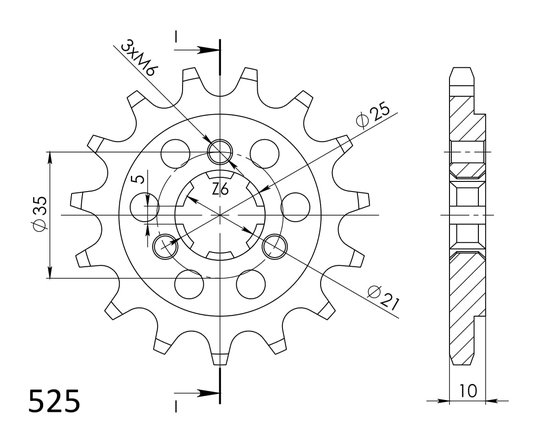 22602-15 Supersprox supersprox / jt front sprocket 1448.15