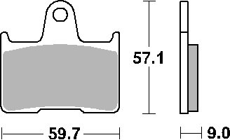 765HF SBS  sbs brakepads ceramic