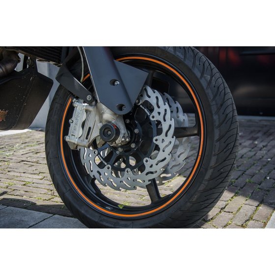 113017 MOTO-MASTER street front left brake disk flame floating for optimal cooling and resistance