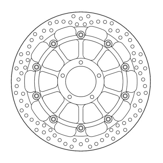 235-117045 MOTO-MASTER moto-master prof. halo brakedisc front ducati (t-floater 329x5.6x32mm)
