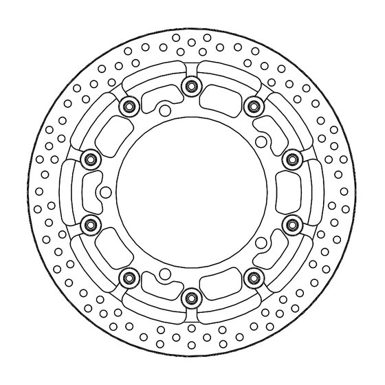 235-116095 MOTO-MASTER moto-master prof. halo brakedisc front kawasaki: z400 ninja (t-floater 310x6.0x3