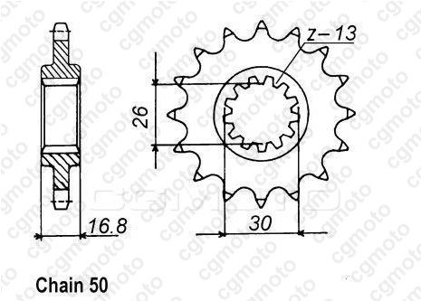 KH100 REGINA regina 136 zrt 120 chain and sprocket kit