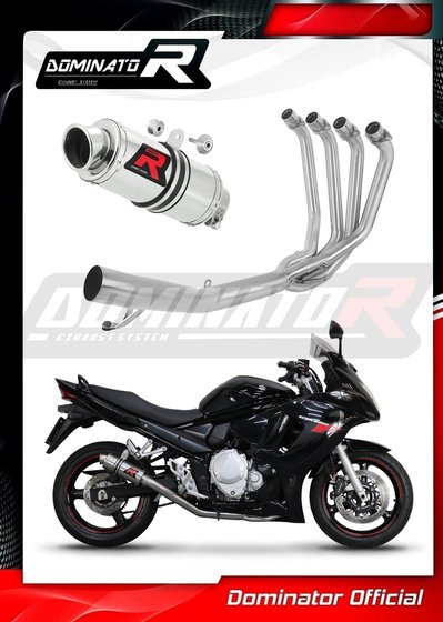 SU024DFSC Dominator full exhaust system collector silencer gp1 + db killer