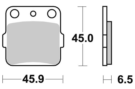 584SI SBS brakepads sintered offroad