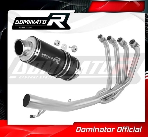 SU103DCBL-S Dominator full exhaust system silencer gp1 black