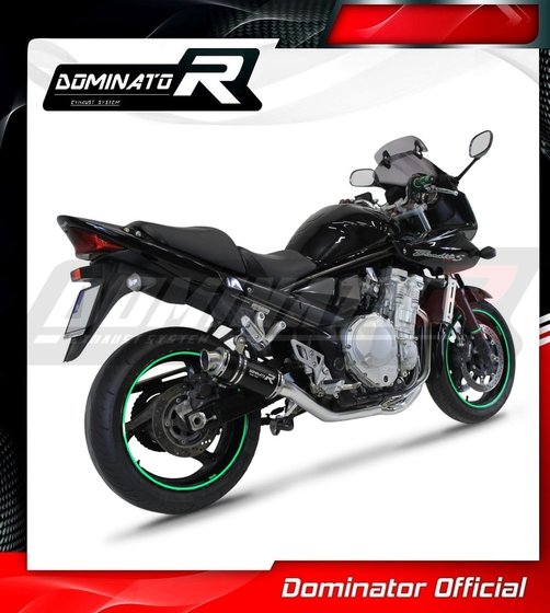 SU103DCBL-S Dominator full exhaust system silencer gp1 black