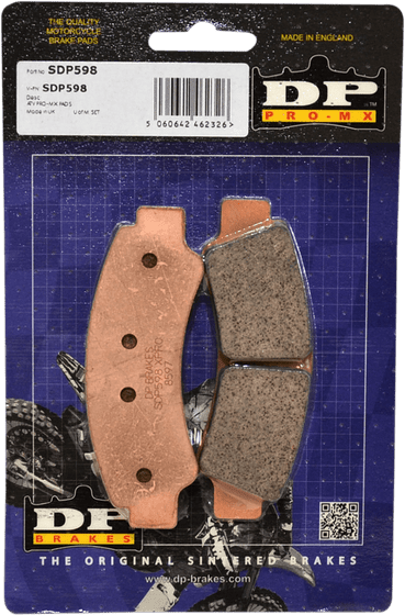 SDP598 DP BRAKES sintered metal brake pad