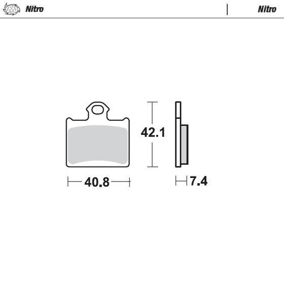 235-096721 MOTO-MASTER moto-master brakepads ktm rear: freeride e 2012>, sx85 2012>, freeride 350 2012