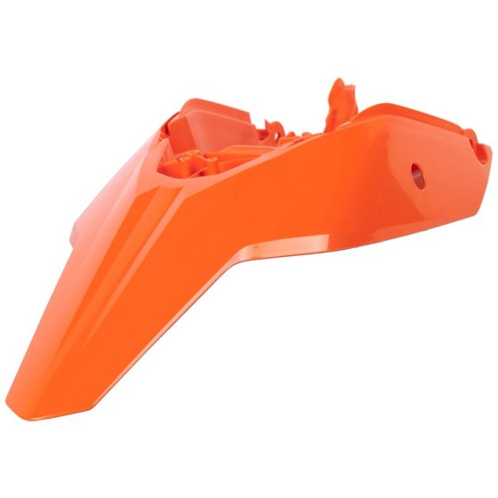 8571600001 POLISPORT rear fender with side panels - orange