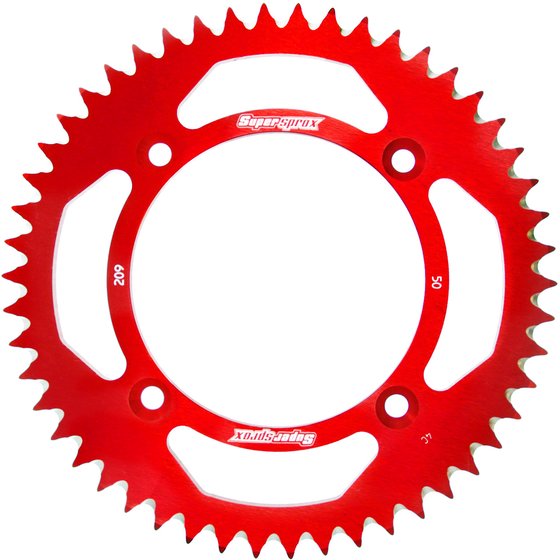 11104AR53 Supersprox supersprox alu rear sprocket ho cr80/85/150 red 53