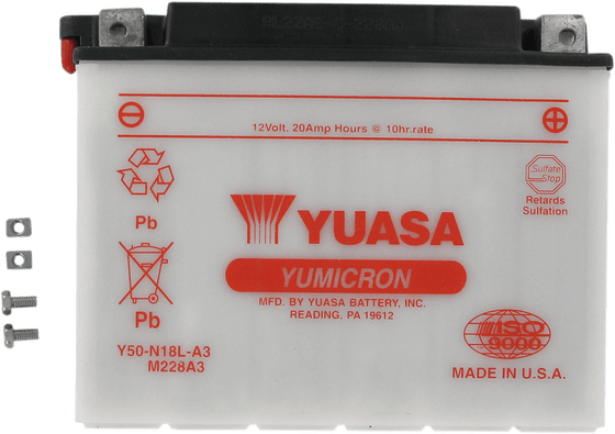 1088398 YUASA yuasa battery y50-n18l-a3 (dc) no acid included (5)