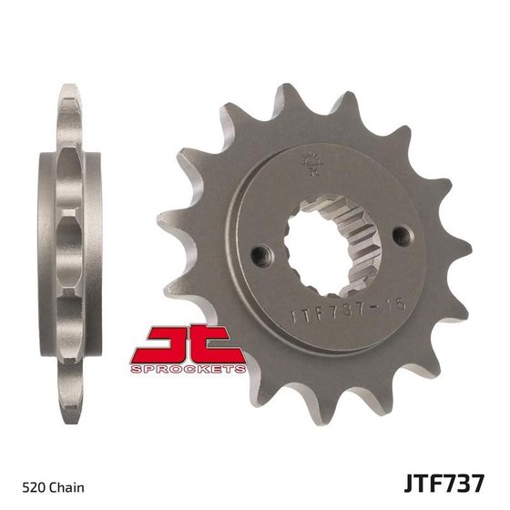 JTF737 JT Sprockets steel front sprocket