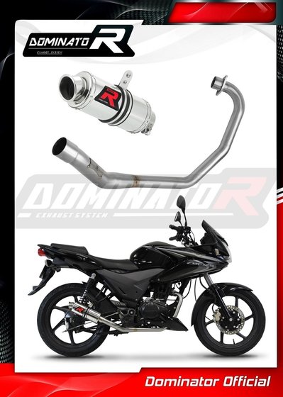 HO108DC-S Dominator full exhaust system silencer gp1