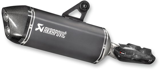 S-B12SO16-HAABL AKRAPOVIC black titanium slip-on muffler for r1200gs 17