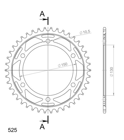 12606-42 Supersprox supersprox / jt rear sprocket 300.42