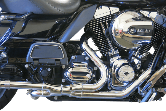 1F14A BASSANI XHAUST dual chrome header pipes