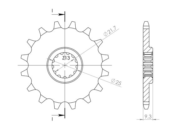 24503-14 Supersprox supersprox / jt front sprocket 1539.14