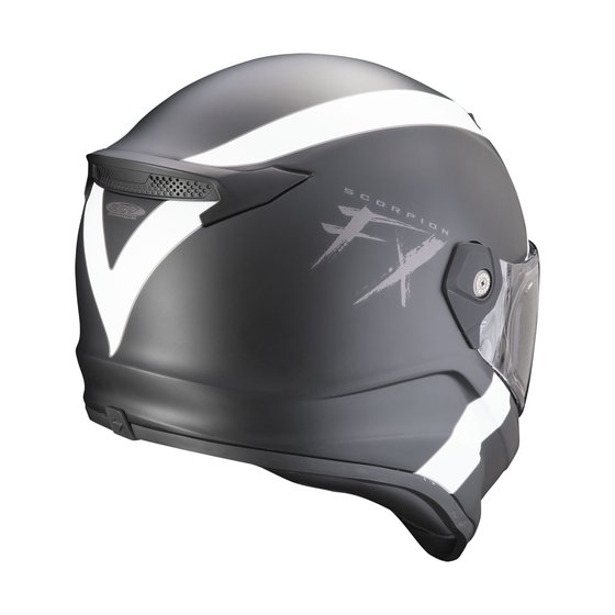 SCORPION helmet exo-covert fx gallus matt black/white