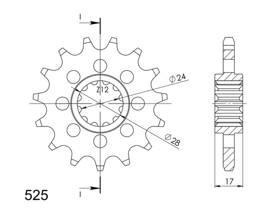 20515-15 Supersprox supersprox front sprocket 1371.15