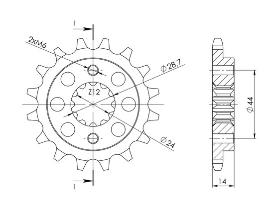 20606-16 Supersprox supersprox / jt front sprocket 314.16