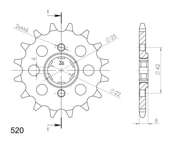 20281-15 Supersprox supersprox / jt front sprocket 281.15