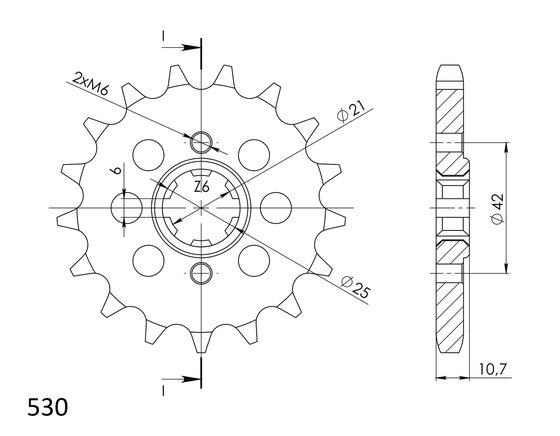 20505-17 Supersprox supersprox / jt front sprocket 338.17